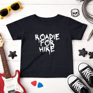 Roadie For Hire 🎸 Toddler Graphic Tee